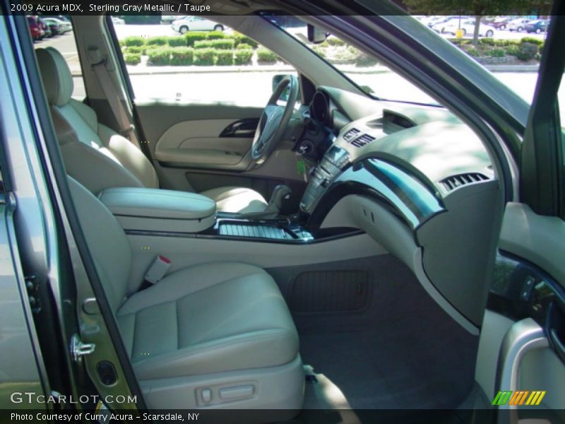 Sterling Gray Metallic / Taupe 2009 Acura MDX