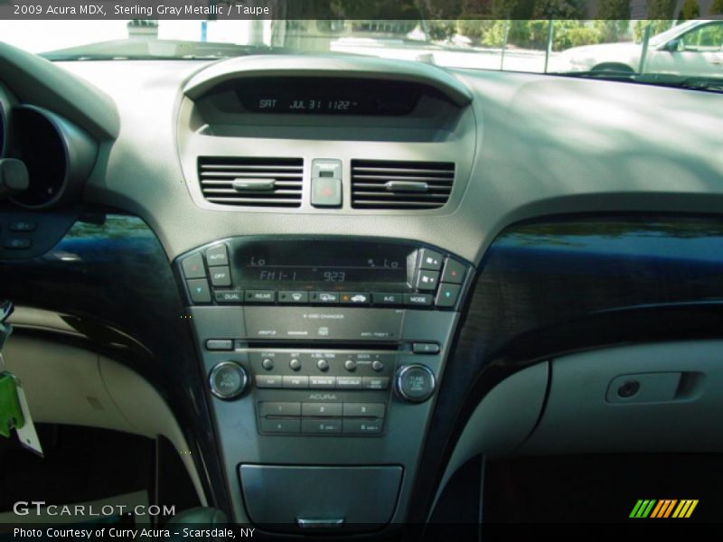 Sterling Gray Metallic / Taupe 2009 Acura MDX