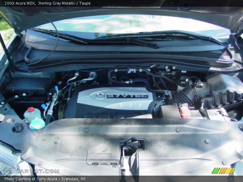 Sterling Gray Metallic / Taupe 2009 Acura MDX