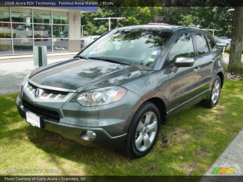 Polished Metal Metallic / Ebony 2008 Acura RDX Technology