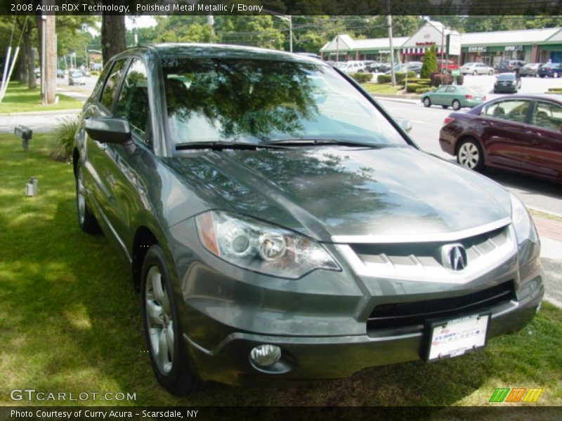 Polished Metal Metallic / Ebony 2008 Acura RDX Technology