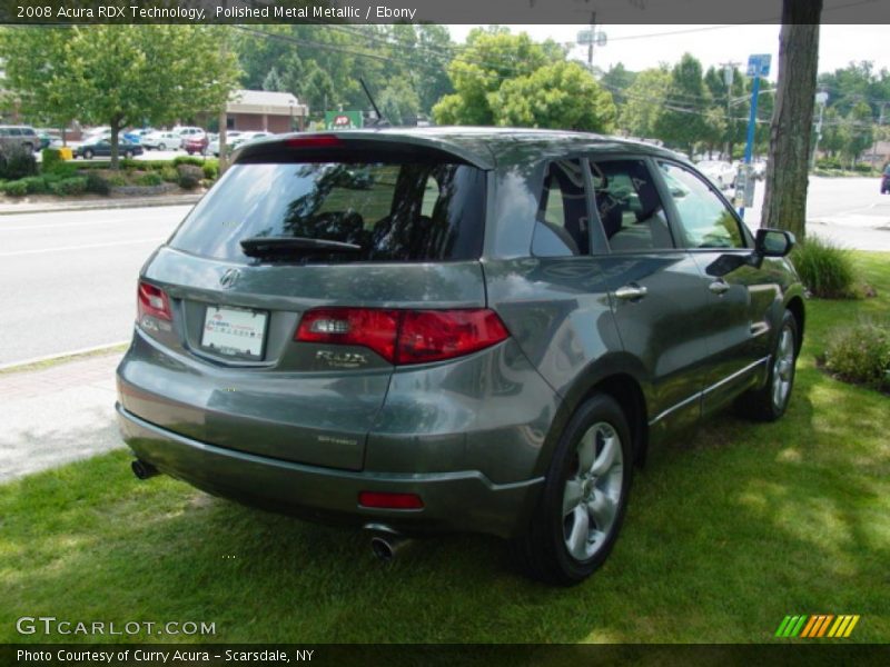 Polished Metal Metallic / Ebony 2008 Acura RDX Technology