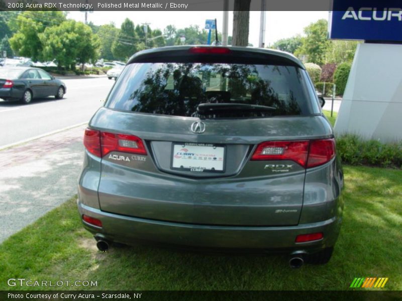 Polished Metal Metallic / Ebony 2008 Acura RDX Technology