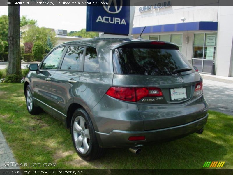 Polished Metal Metallic / Ebony 2008 Acura RDX Technology