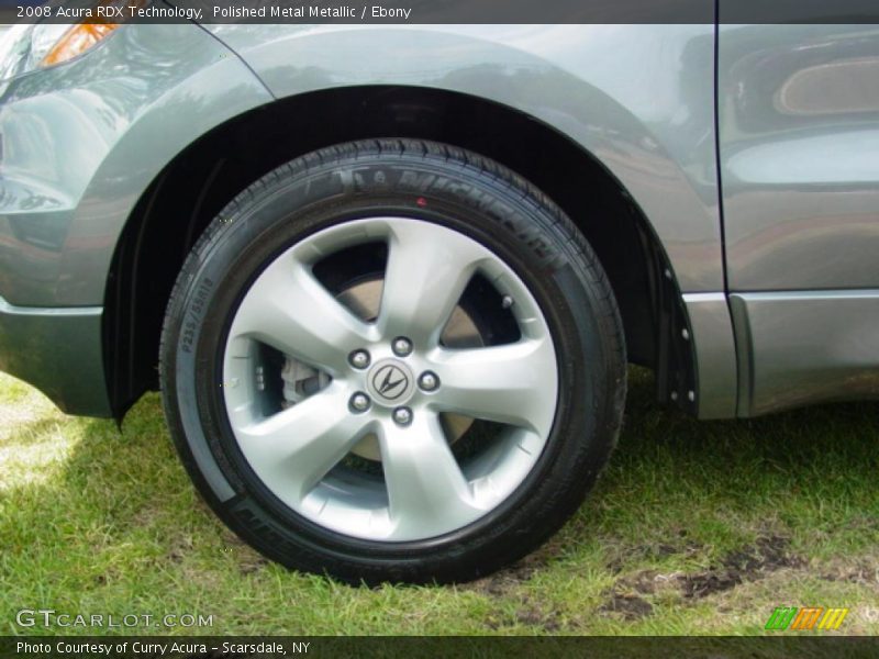 Polished Metal Metallic / Ebony 2008 Acura RDX Technology
