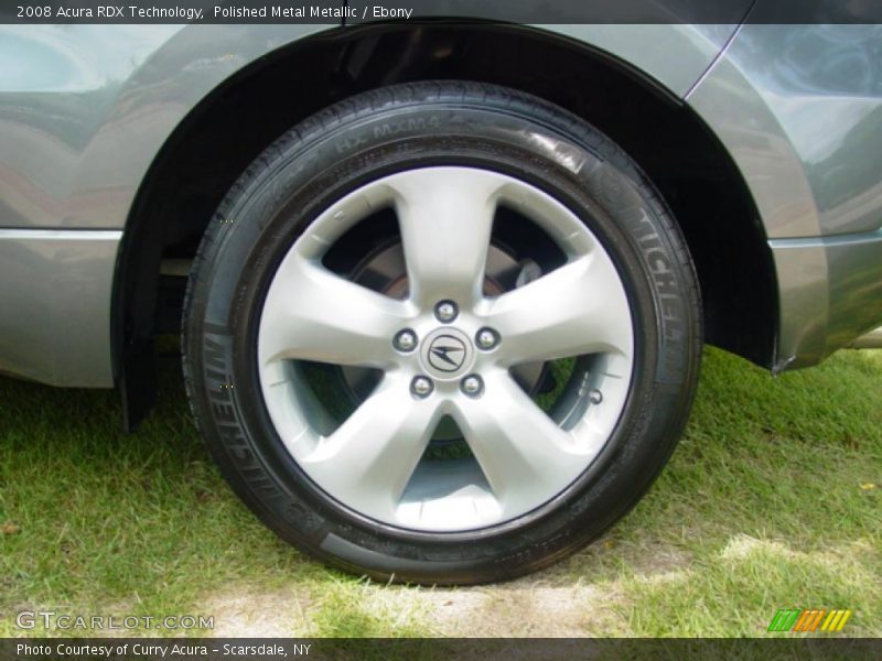Polished Metal Metallic / Ebony 2008 Acura RDX Technology