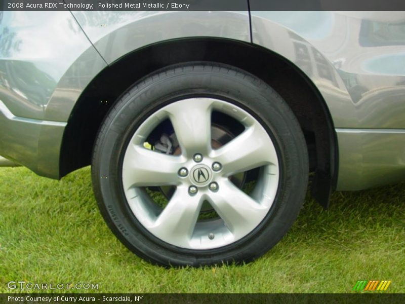 Polished Metal Metallic / Ebony 2008 Acura RDX Technology