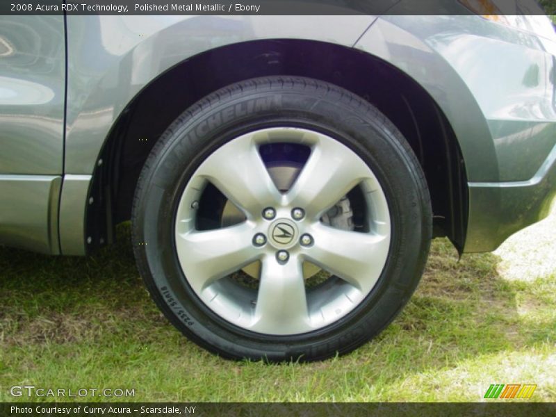 Polished Metal Metallic / Ebony 2008 Acura RDX Technology