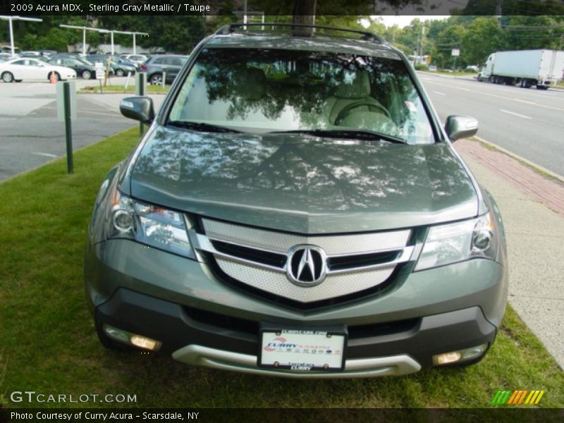 Sterling Gray Metallic / Taupe 2009 Acura MDX