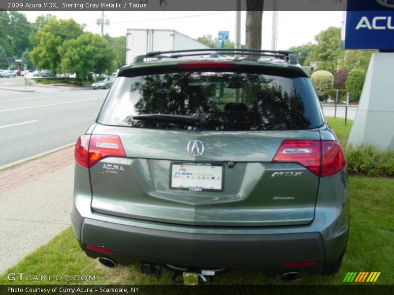 Sterling Gray Metallic / Taupe 2009 Acura MDX