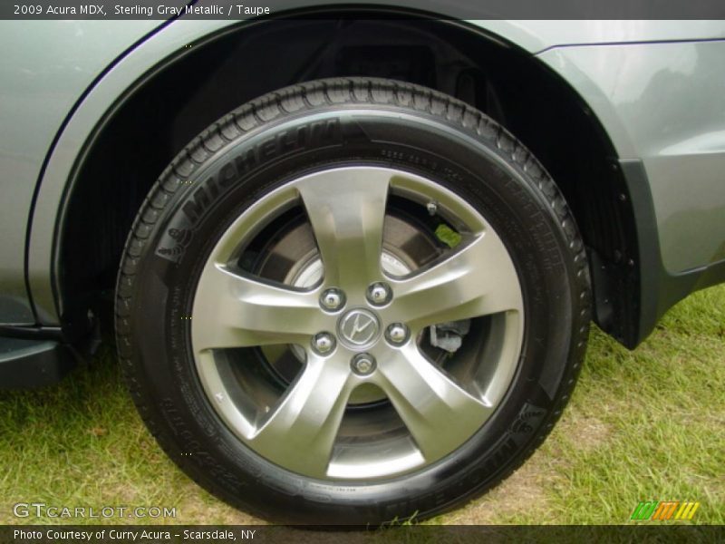 Sterling Gray Metallic / Taupe 2009 Acura MDX