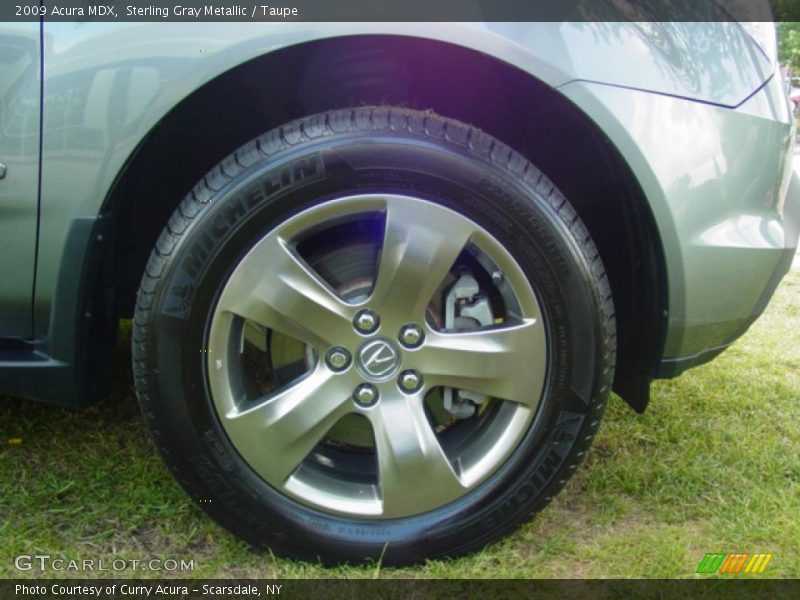 Sterling Gray Metallic / Taupe 2009 Acura MDX