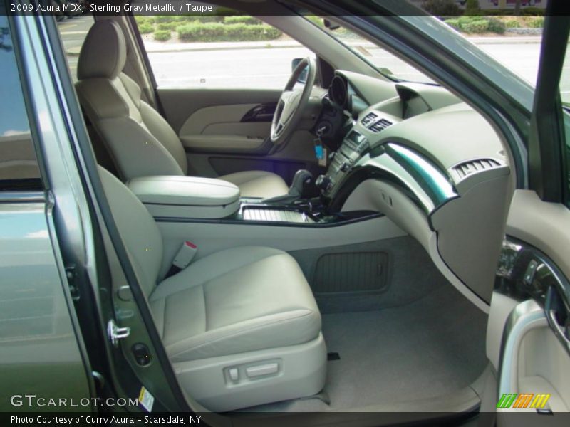 Sterling Gray Metallic / Taupe 2009 Acura MDX