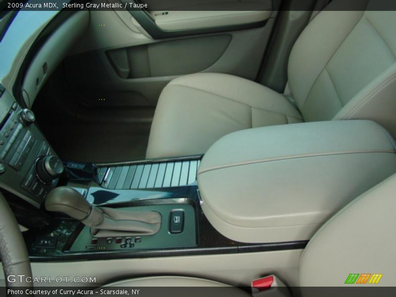 Sterling Gray Metallic / Taupe 2009 Acura MDX