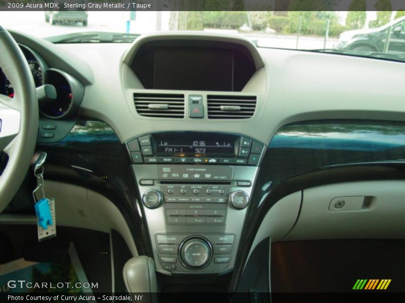 Sterling Gray Metallic / Taupe 2009 Acura MDX