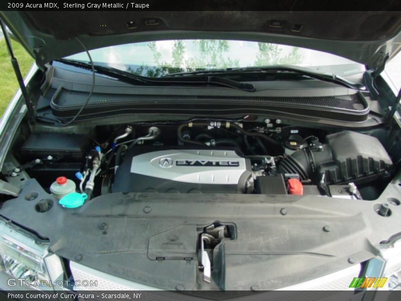 Sterling Gray Metallic / Taupe 2009 Acura MDX
