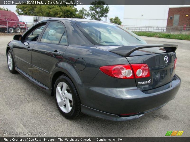 Dark Steel Metallic / Gray 2003 Mazda MAZDA6 i Sedan