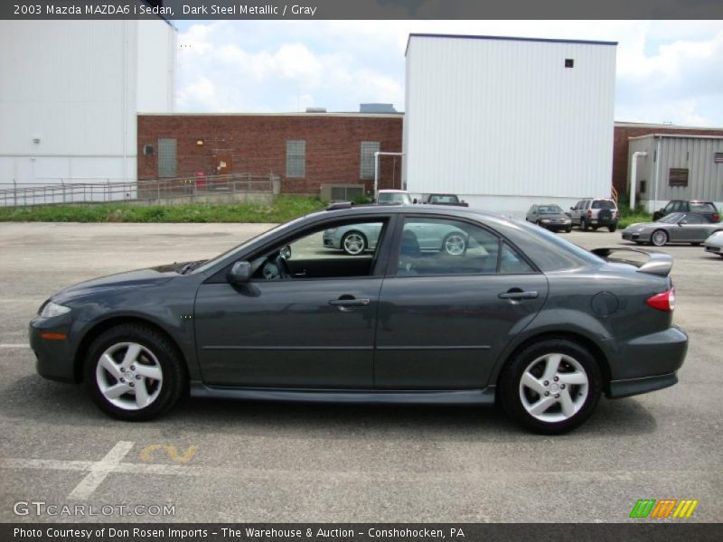 Dark Steel Metallic / Gray 2003 Mazda MAZDA6 i Sedan