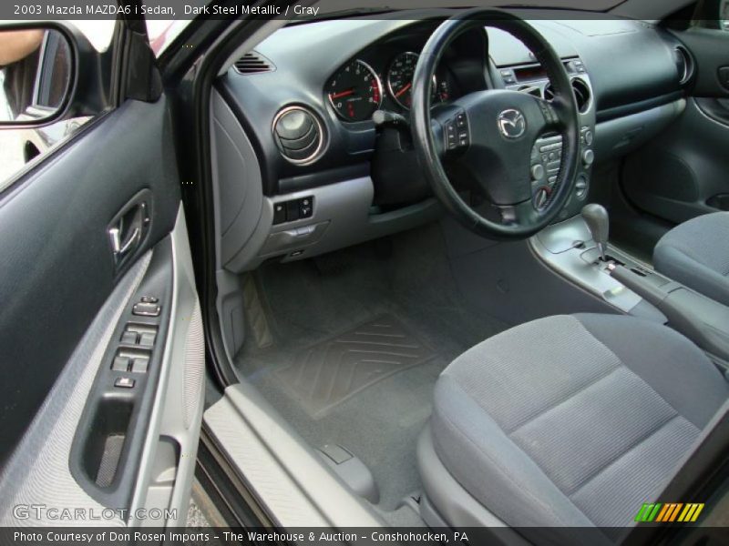 Dark Steel Metallic / Gray 2003 Mazda MAZDA6 i Sedan