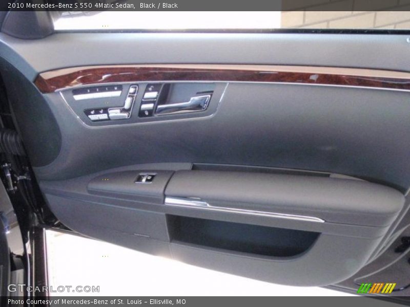 Black / Black 2010 Mercedes-Benz S 550 4Matic Sedan