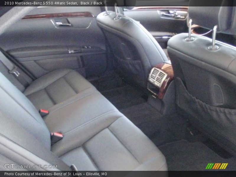 Black / Black 2010 Mercedes-Benz S 550 4Matic Sedan