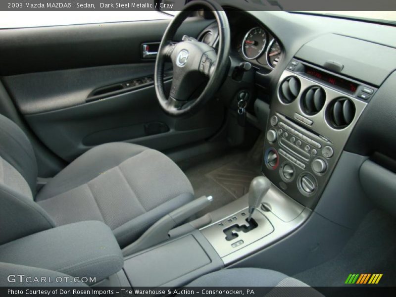 Dark Steel Metallic / Gray 2003 Mazda MAZDA6 i Sedan