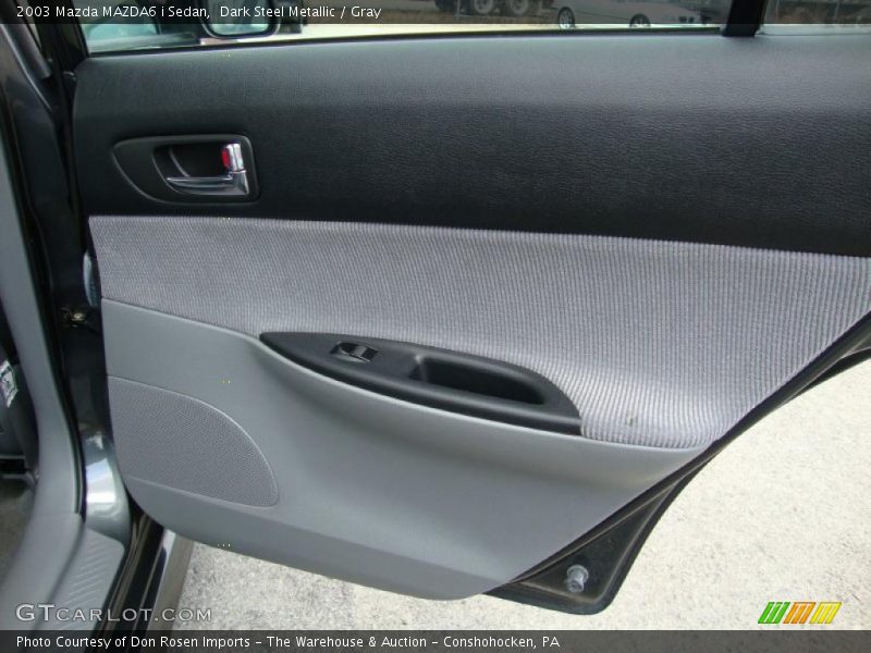 Dark Steel Metallic / Gray 2003 Mazda MAZDA6 i Sedan