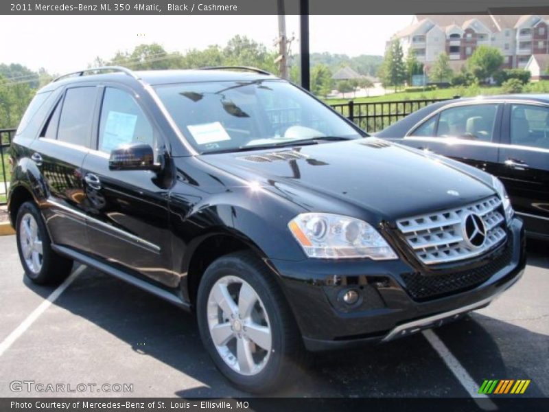 Black / Cashmere 2011 Mercedes-Benz ML 350 4Matic