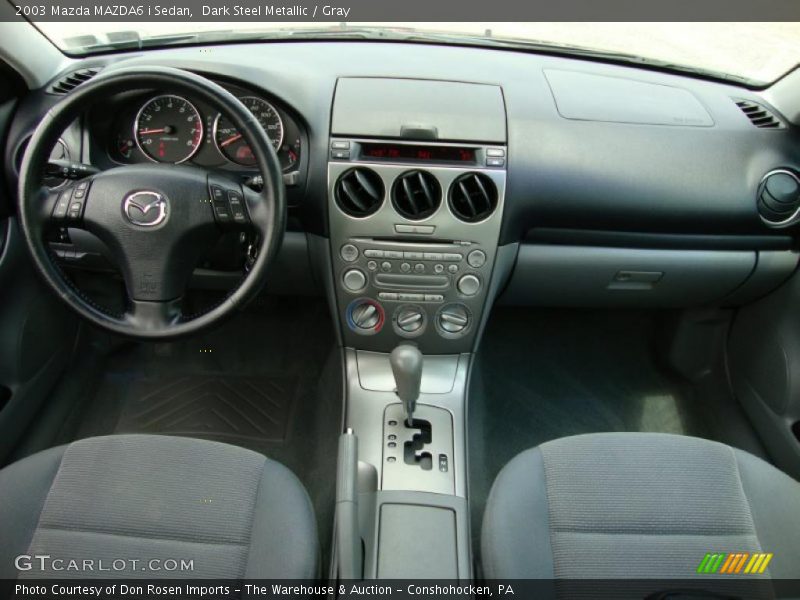 Dark Steel Metallic / Gray 2003 Mazda MAZDA6 i Sedan