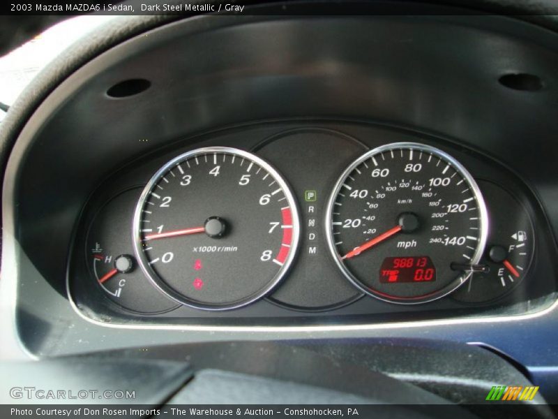 Dark Steel Metallic / Gray 2003 Mazda MAZDA6 i Sedan