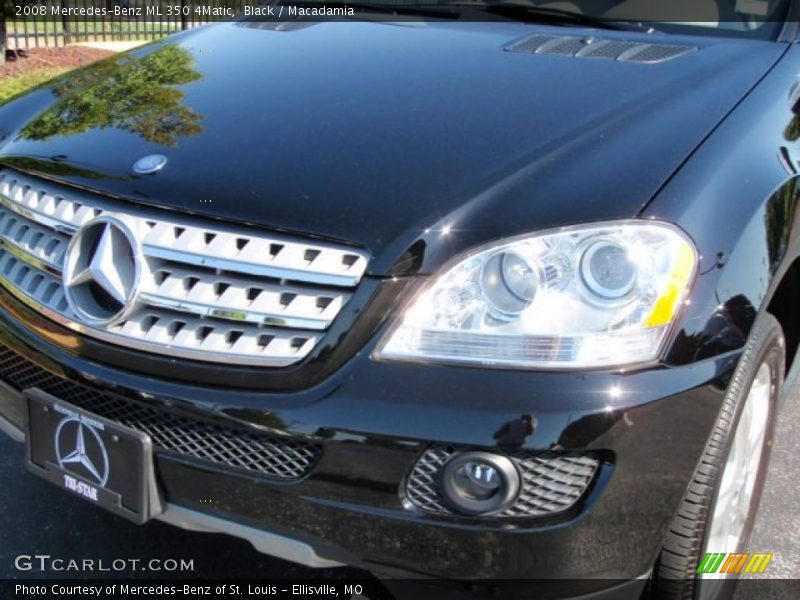 Black / Macadamia 2008 Mercedes-Benz ML 350 4Matic