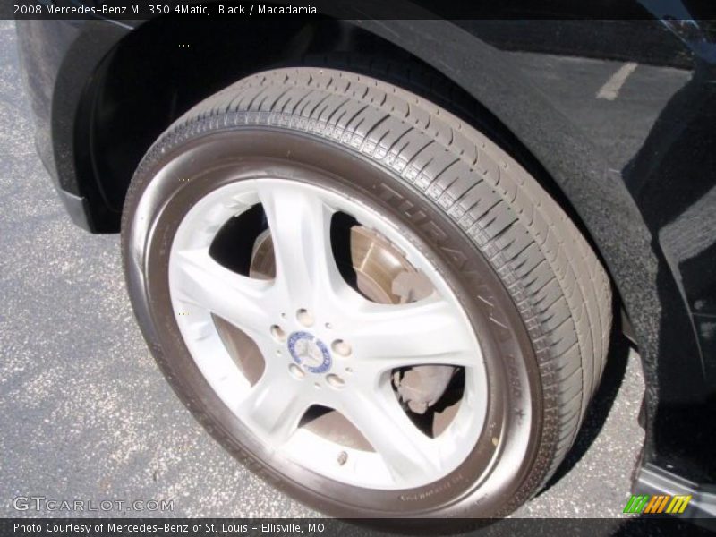 Black / Macadamia 2008 Mercedes-Benz ML 350 4Matic