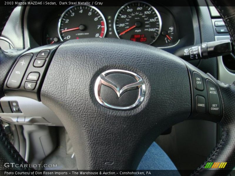 Dark Steel Metallic / Gray 2003 Mazda MAZDA6 i Sedan