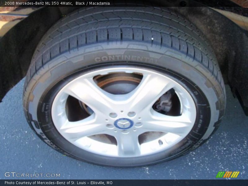 Black / Macadamia 2008 Mercedes-Benz ML 350 4Matic