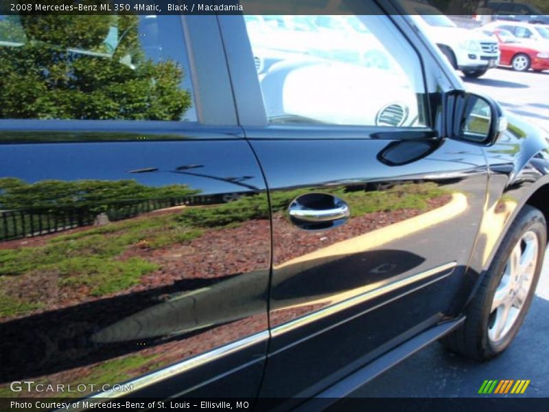 Black / Macadamia 2008 Mercedes-Benz ML 350 4Matic