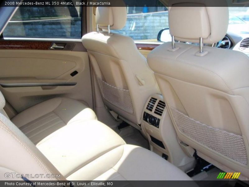 Black / Macadamia 2008 Mercedes-Benz ML 350 4Matic