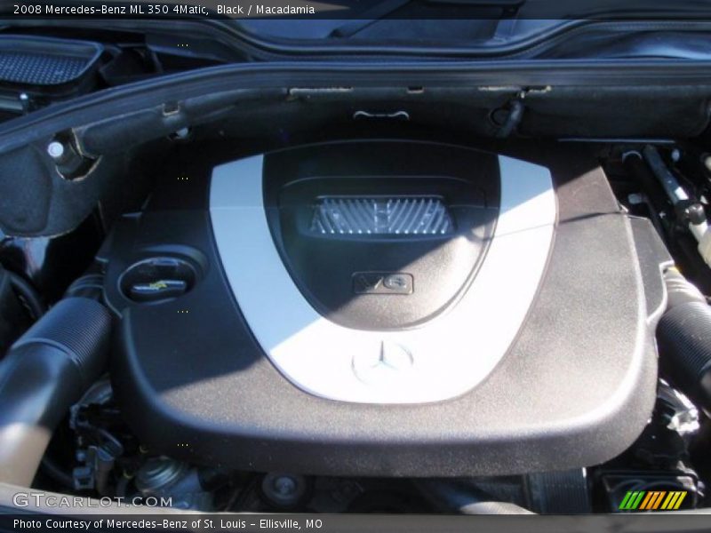 Black / Macadamia 2008 Mercedes-Benz ML 350 4Matic