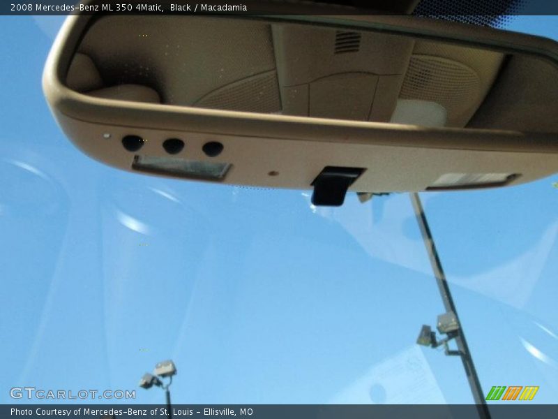 Black / Macadamia 2008 Mercedes-Benz ML 350 4Matic
