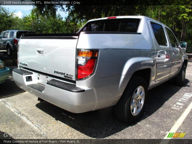 Billet Silver Metallic / Gray 2008 Honda Ridgeline RTL