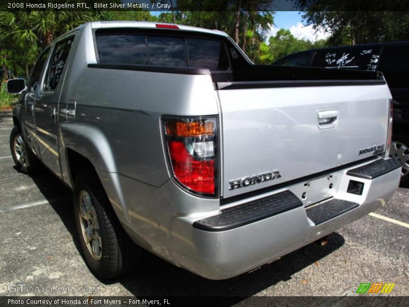 Billet Silver Metallic / Gray 2008 Honda Ridgeline RTL