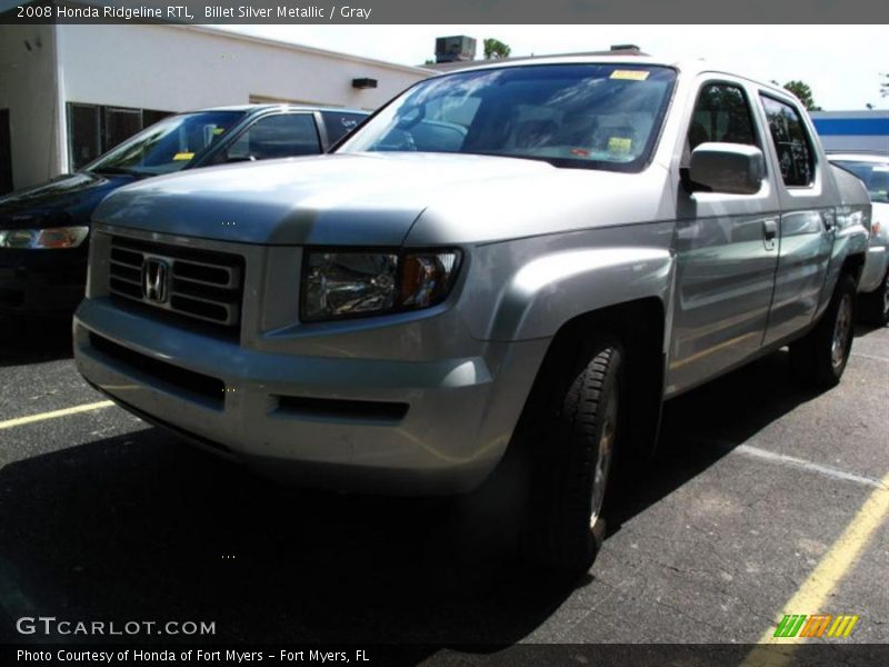 Billet Silver Metallic / Gray 2008 Honda Ridgeline RTL