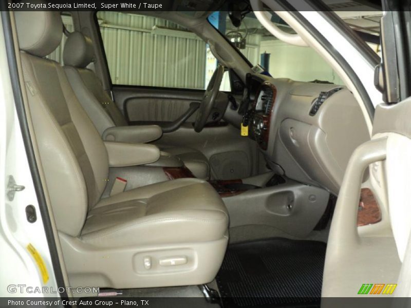 Super White / Taupe 2007 Toyota Sequoia Limited