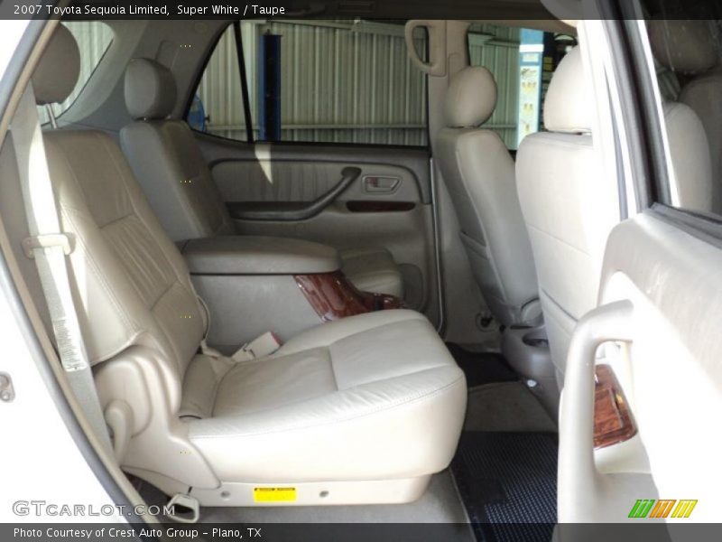Super White / Taupe 2007 Toyota Sequoia Limited