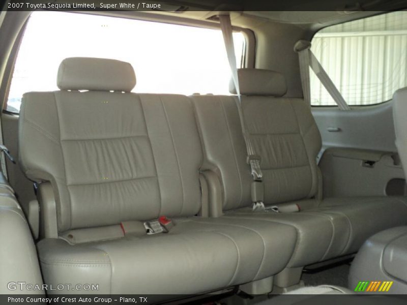 Super White / Taupe 2007 Toyota Sequoia Limited