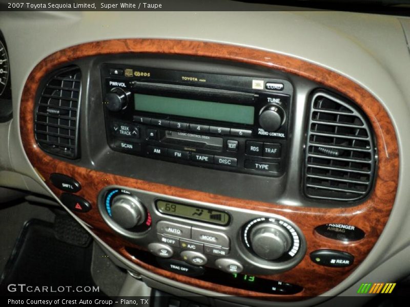 Super White / Taupe 2007 Toyota Sequoia Limited