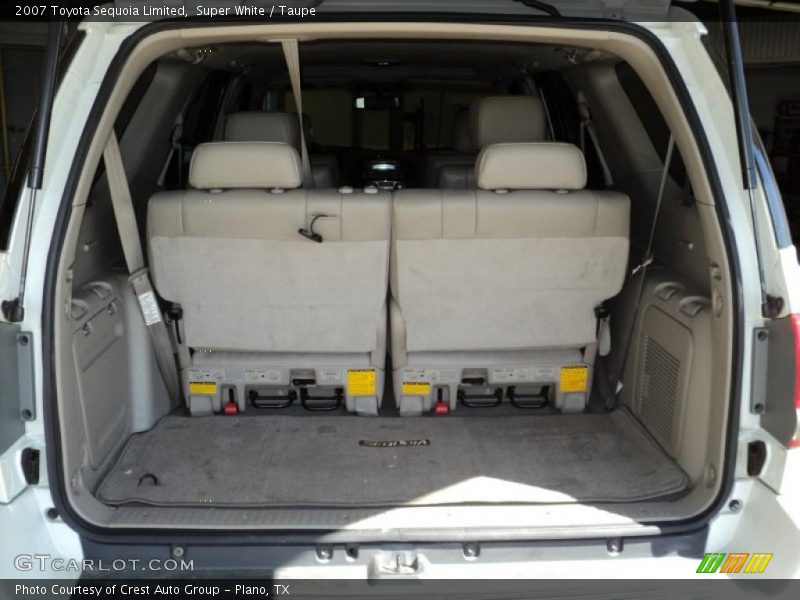 Super White / Taupe 2007 Toyota Sequoia Limited