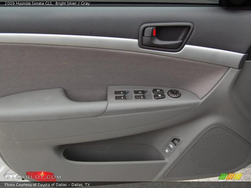 Bright Silver / Gray 2009 Hyundai Sonata GLS