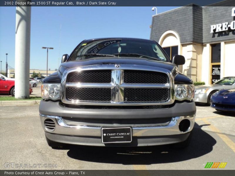 Black / Dark Slate Gray 2002 Dodge Ram 1500 ST Regular Cab