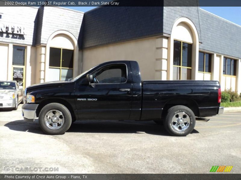 Black / Dark Slate Gray 2002 Dodge Ram 1500 ST Regular Cab
