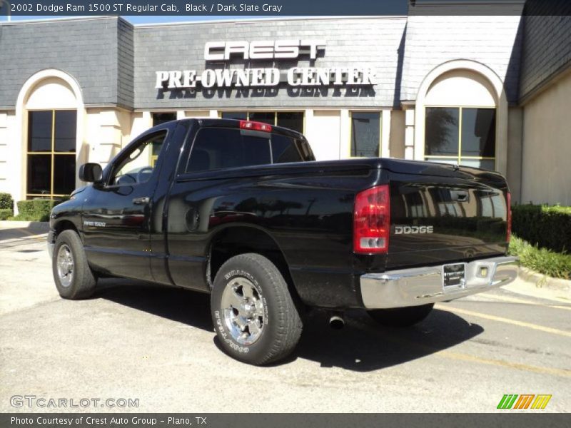 Black / Dark Slate Gray 2002 Dodge Ram 1500 ST Regular Cab